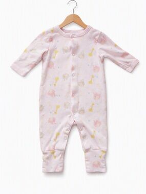 10/$15 Minimi Soft Pink Animal Print One-Piece for Kids